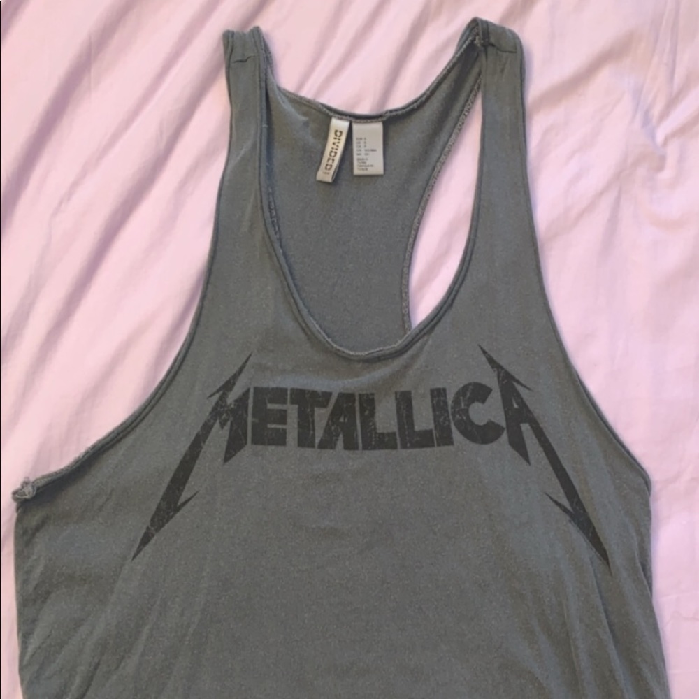 Metallica vintage gray tank top
